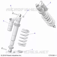 SUSPENSION, AMORTISSEUR AVANT MOUNTING
