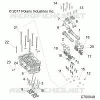 CYLINDRE HEAD AND VALVES