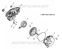 MOTEUR, STATOR and VOLANT MOTEUR