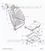 SIEGE ASM., REAR