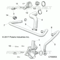 MOTEUR, WATERPUMP AND BYPASS
