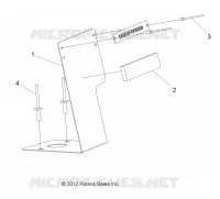 SUPPORT PLAQUE N° DE SERIE