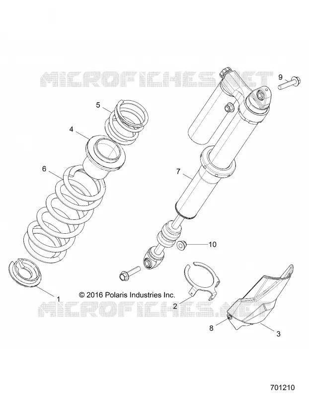 SUSPENSION, AMORTISSEUR ARRIERE MOUNTING