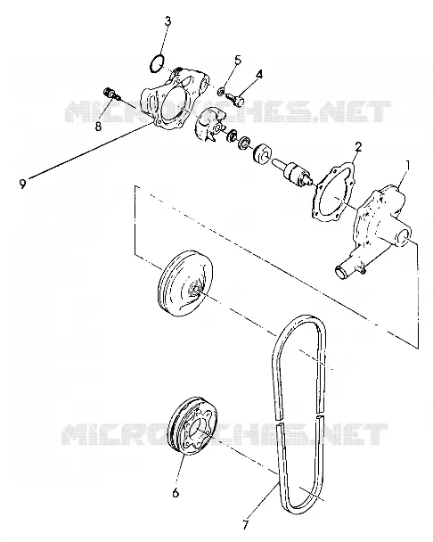 POMPE A EAU 440 XCR (4921352135040A)