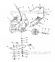 SUPPORT MOTEUR LITE GT / 0933133 (4923232323021A)