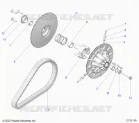 SYSTÃˆME DE TRANSMISSION, SECONDARY CLUTCH