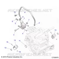 SYSTÃˆME DE TRANSMISSION, MAIN GEARCASE MOUNTING