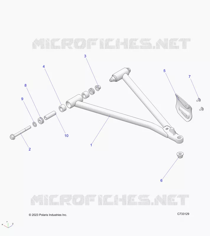 SUSPENSION, A-ARM AND SUPPORT MOUNTING