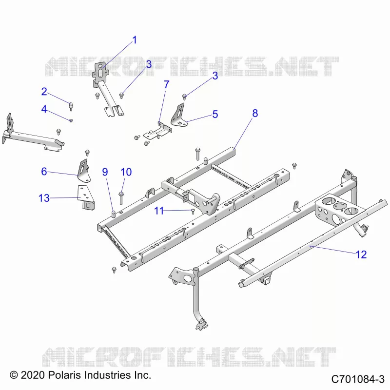 CHASSIS, MAIN CADRE MOUNTS