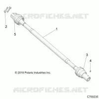 SYSTÃˆME DE TRANSMISSION, REAR PROP SHAFT