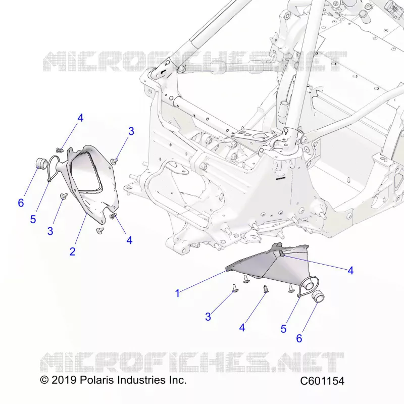 CHASSIS, TIE ROD BOOT ASM.