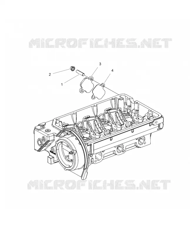 ENGINE, CARBURANT PUMP FITTING COVER