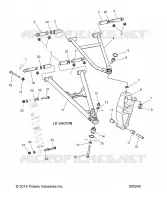 SUSPENSION, CONTROL ARMS, SPINDLE AND AMORTISSEUR MNTG