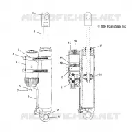 AMORTISSEUR (REAR TRACK)