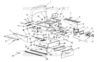 PORTE BAGAGES ET DOSSERET ASSEMBLY WIDETRAK GT 0952061 and  EUROPEAN WIDETR (4928962896B012)
