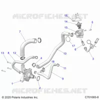 MOTEUR, WATERPUMP AND BYPASS