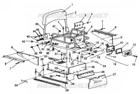 PORTE BAGAGES ET DOSSERET WIDETRAK GT 0962061 and EUROPEAN WIDETRAK GT E962 (4931623162B011)