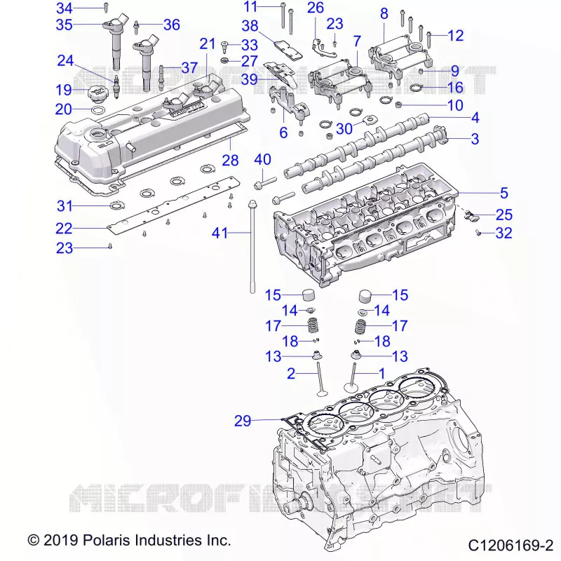 ENGINE, HEAD ASM AND SOUPAPES