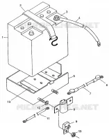 SUPPORT BATTERIE LITE DELUXE 0963431 (4938273827A013)