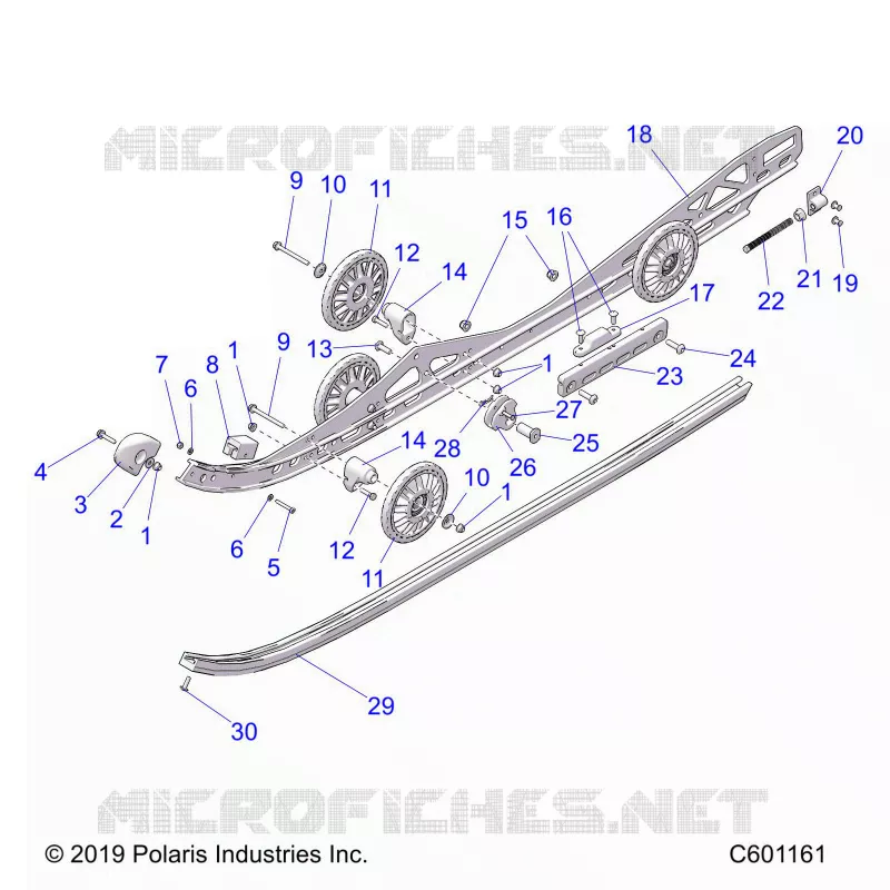 SUSPENSION, RAIL, LH/RH
