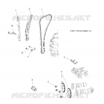CHAINE DE DISTRIBUTION AND SPROCKET