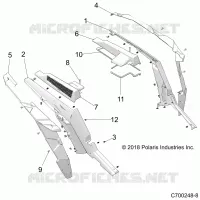CARROSSERIE ARRIERE FENDERS AND BEZELS- Z21N4E92AX/AG/BG/BX (C700248-8)