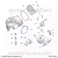 ENGINE, CORPS DE PAPILON AND FUEL RAIL