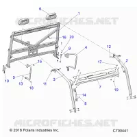 CHASSIS, CAB CADRE