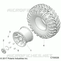 OPT, MACHINED BLACK, ALUMINUM ROUE ARRIERES