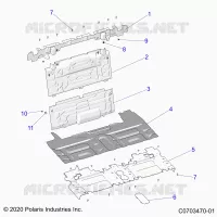 CARROSSERIE ARRIERE CLOSEOFF, CENTER PANELS