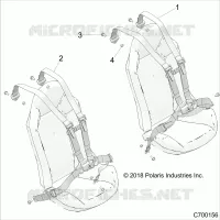 SIEGE BELT MOUNTING