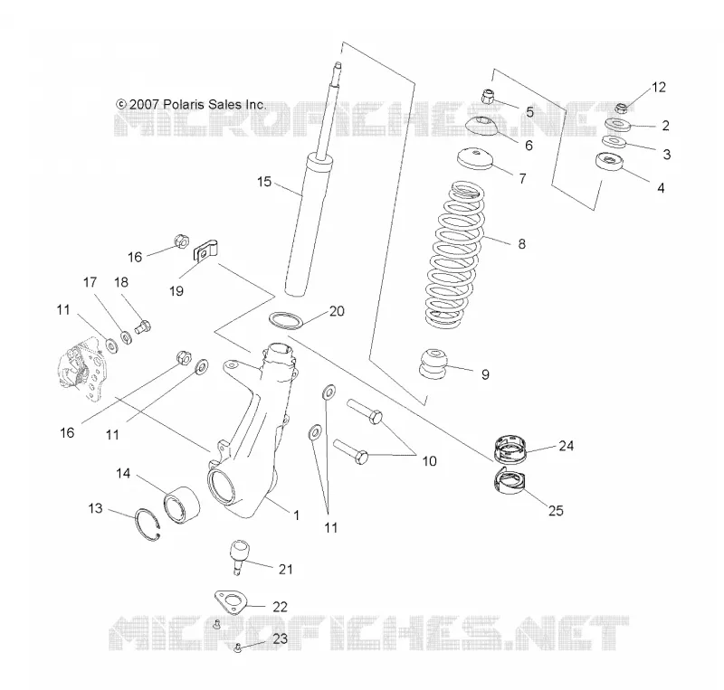 SUSPENSION AVANT SUPPORT