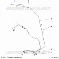 BODY, CARBURANT LINES, STD.