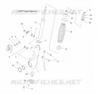 SUSPENSION, JAMBE DE FORCE AVANT