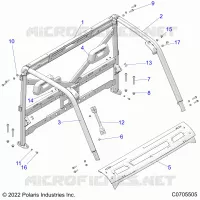 CHASSIS, CAB CADRE