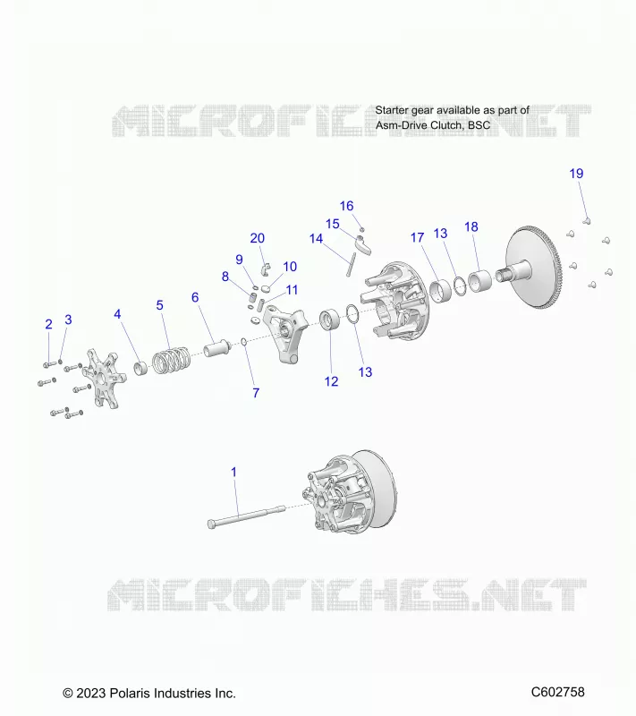 SYSTÃˆME DE TRANSMISSION, CLUTCH, PRIMARY