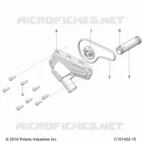 MOTEUR, WATERPUMP IMPELLER AND COVER