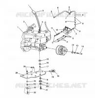 SUPPORT MOTEUR LITE/0933433 and  LITE DELUXE/0933431 (4922972297021A)