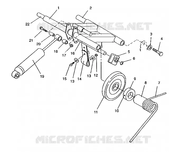 BRAS DE SUSPENSION ARRIERE RXL/0930768 AND RXL SKS/0930568 (4922992299022A)