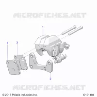BRAKES, ETRIER DE FREIN AVANT