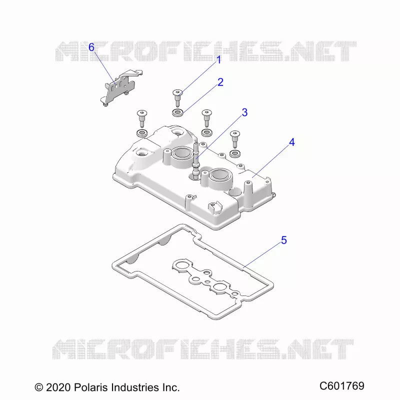 ENGINE, COUVERCLE SOUPAPE