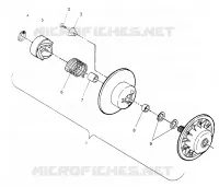 EMBRAYAGE DE TRANSMISSION ASSEMBLY LITE GT 0953133 AND  EUROPEAN LITE GT E953133 (4928922892B012)