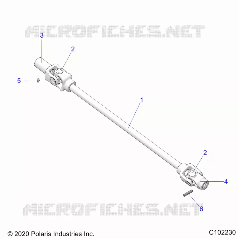 SYSTÃˆME DE TRANSMISSION, FRONT PROP SHAFT
