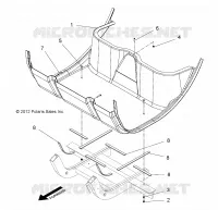 PANNEAUX DE PLANCHER, 2 PASSENGER