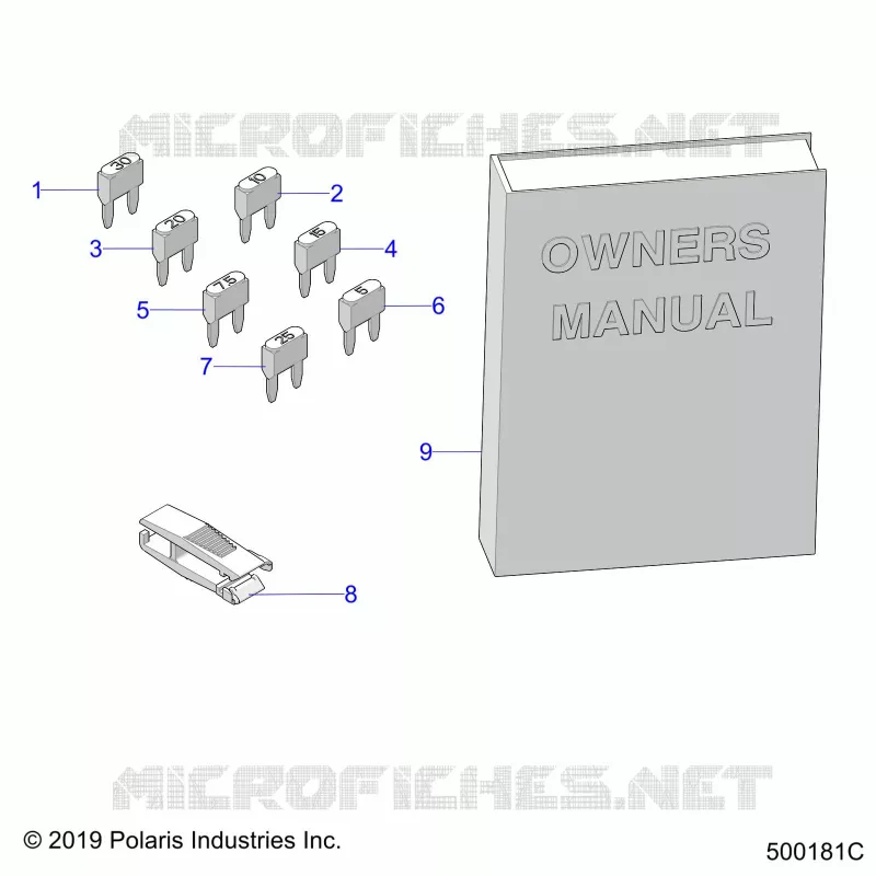 REFERENCE, MANUEL DU PROPRIETAIRE AND TOOL KIT