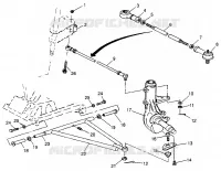 TRIANGLES SUSPENSIONS  Sport 400L W97BA38C and Trail Blazer W97BA25C (4940124012B006)