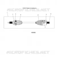 SYSTÈME DE TRANSMISSION, DRIVE SHAFT, FRONT