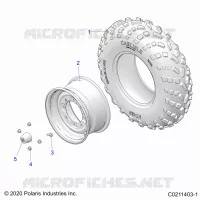 ROUES, FRONT TIRE