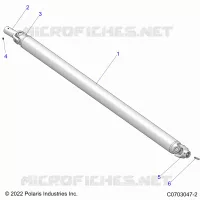SYSTÃˆME DE TRANSMISSION, PROP SHAFT,FRONT