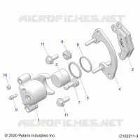 BRAKES, ETRIER DE FREIN AVANT